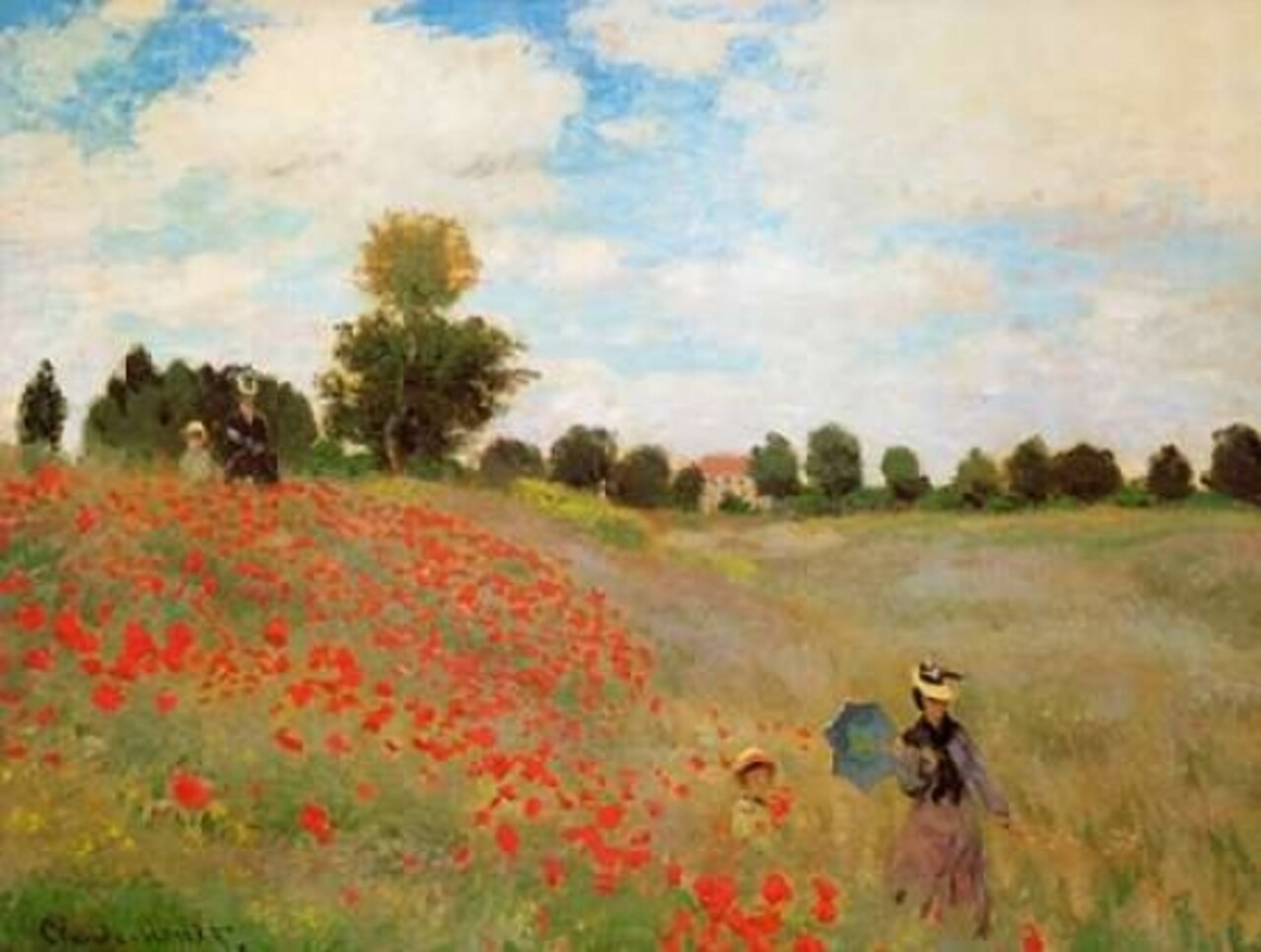 Field Of Poppies - Les Coquelicots 1873 Poster Print by Claude Monet - Item # VARPDX373778